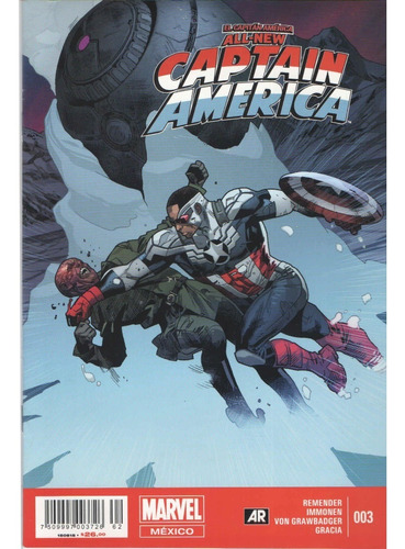 Comic Marvel All New Capitan America 3 Español
