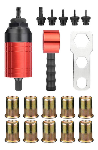 Remache Tuerca Taladro Adaptador Remachador Manual Para M12