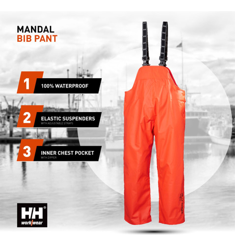 Waterproof Bib Overalls Helly-hansen Workwear Mandal For Men
