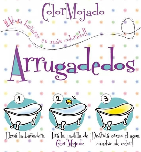 Imagen 2 de 2 de Color Mojado 3 Pastillas Para Colorear El Agua - Arrugadedos