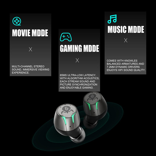 Gravastar Sirius Pro True Auriculares Inalámbricos Verde