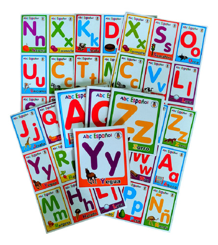 Juego Loterias Abecedario Numeros Didacticos Niños Pack