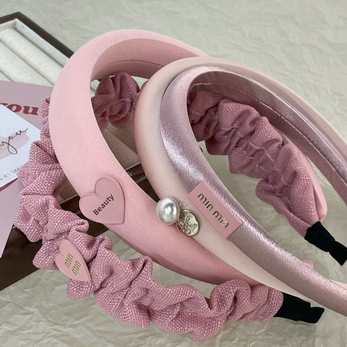 Diadema Tipo Gofre Para Mujer, Esponja Suave, Ala Ancha, Bon