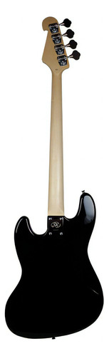 Bajo de 4 cuerdas Sx Bd1bk Jbass negro con bolsa, guía para la mano derecha, color negro, cantidad de cuerdas: 4
