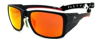 Comprar Anteojos De Sol Gafas Rusty Meridian Espejado Tira Aplique Lente Rojo Espejado Mblk Red Revo Red Armazón Negro Mate