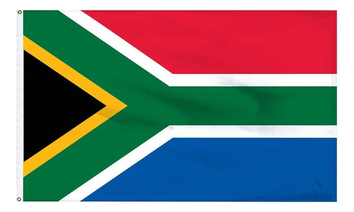 Gq Bandera Pais Sudafrica 1.5m X 90cm South Africa Poliester