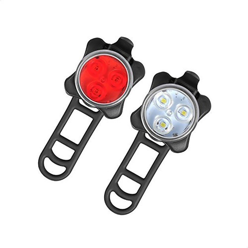 Juego Luces Bici 3 Led Recargables Ilumiled Um