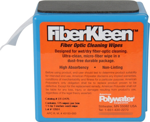 Imagen 1 de 3 de Toalla Seca Microfibra Fiberkleen 1.5x3´´ 175 Pzs Polywater