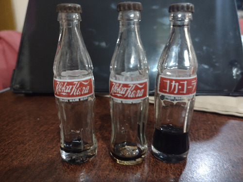 Cajón De Coca Cola Botella Miniatura 1980 Edición Países 80s