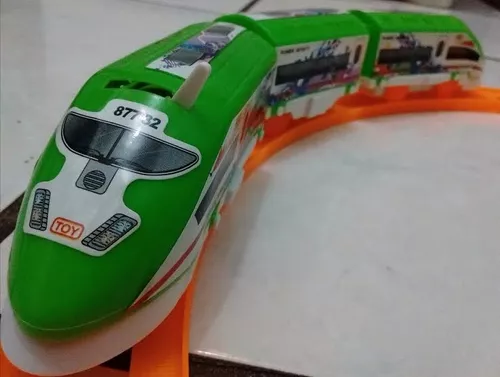 2 Unidades Trem Elétrico Brinquedo Locomotiva Mod Diferentes