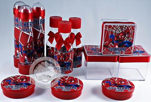 Imagem 2 de 4 de Kit Festa Personalizado Homem Aranha