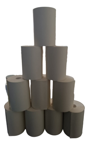 Bobina Térmica 100% Reciclado 80mm X 40m - Kit 10 Unidades