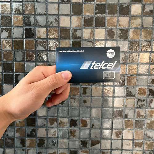 2 Sim Chip Telcel Lada 55 Incluye Recarga De $200 Ilimitado