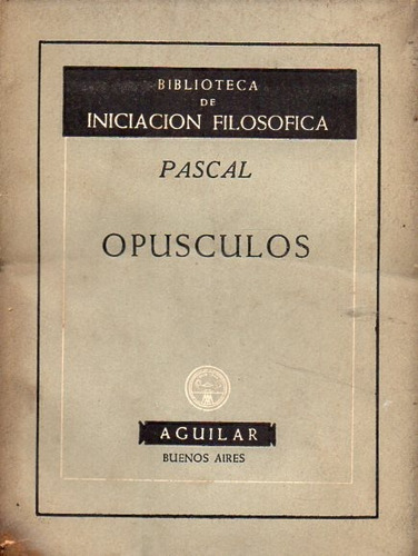 Opusculos Pascal