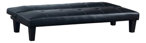 Futon New Neoanis Negro Pu 178x68x66cms M+design / Dec Haus