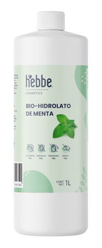 Hidrolato, Agua De Menta (enjuague Bucal) 100% Natural 1 L