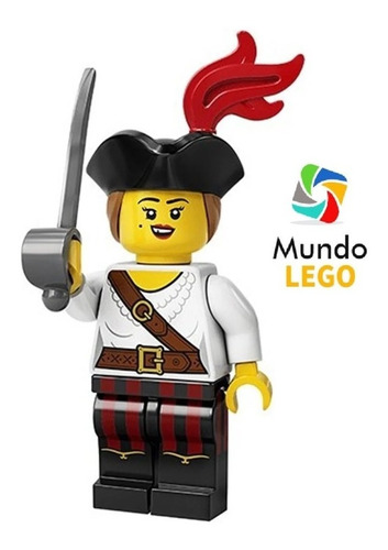Lego Minifigura Série 20 - 71027 - Pirate Girl (05)