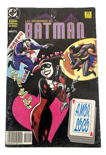 Comic Dc: Las Aventuras De Batman - Amor Loco. Ed. Zinco