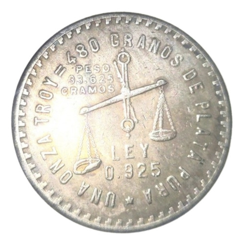 Medalla De Prueba En Bronce Y Zink De Una Onza México 1947