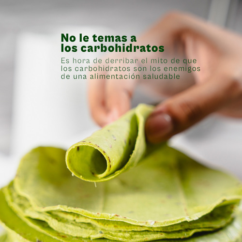 Tortillas Delgaditas Con Nopal Y Linaza 400g (40 Pack)