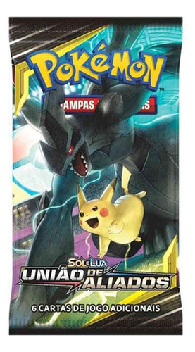 Box Pokémon 36 Booster Sol Lua União De Aliados