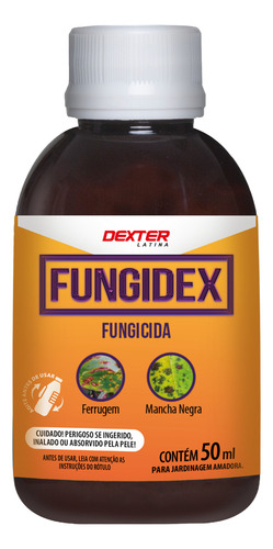 Fungidex Controle De Doenças Pragas Plantar - Modelo 50ml