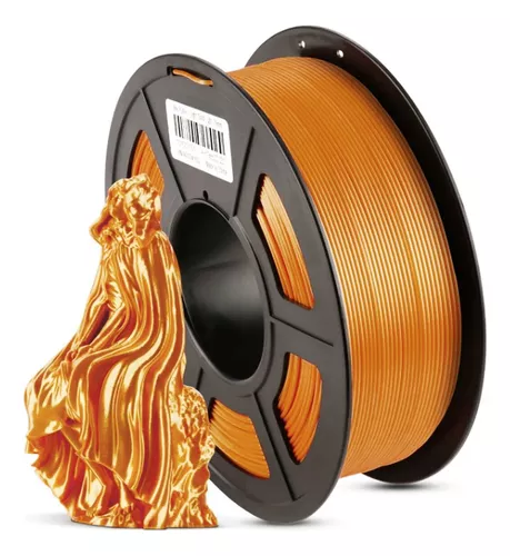 Filamento 3D PLA - Diametro 1.75mm - Bobina 1kg - Color Oro 