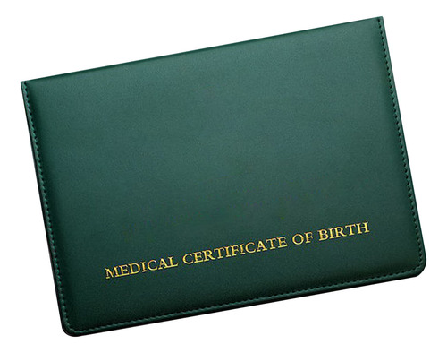 Capa De Certidão De Nascimento Portátil, Protetora Versátil