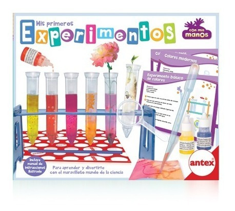 Imagen 3 de 5 de Antex Primeros Experimentos Juego Química Con Tubos Ensayo