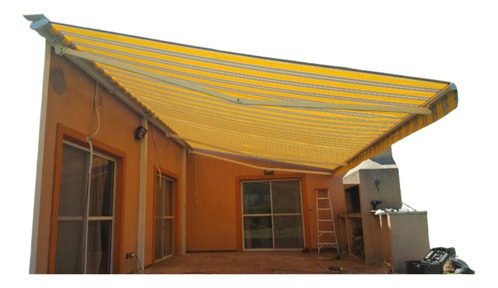 Toldos Brazo Invisible Plegable De Lona Acrilica Importada