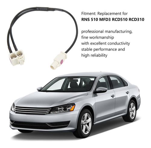 Cable Adaptador De Antena Para Rns 510 Rcd510 Rcd310