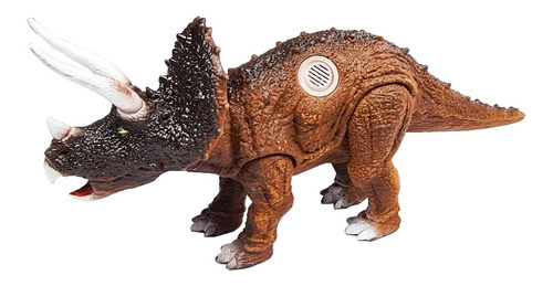 Triceratops Grande Com Som 40 Cm Articulado - Bee Toys
