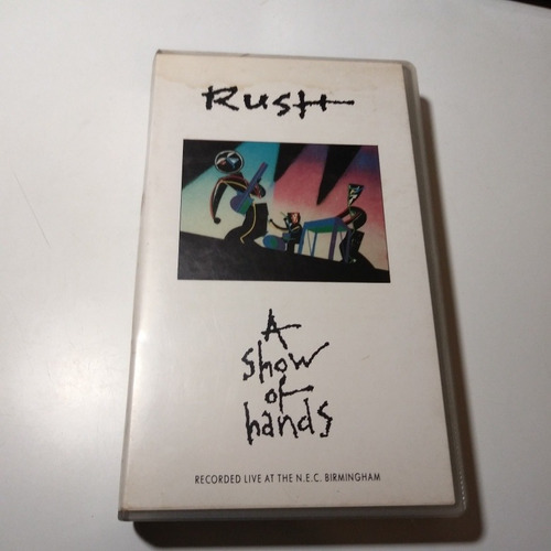 Rush A Show Of Hands Vhs Live Video Cassette Prog Leer Descr