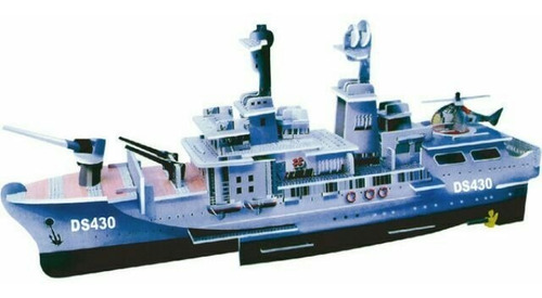 Rompecabezas 3d Puzzle Maqueta Barco Guerra Hms Norfolk