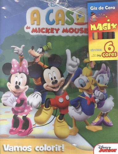 Imagem 1 de 1 de Casa Do Mickey Mouse - Vamos Colorir!