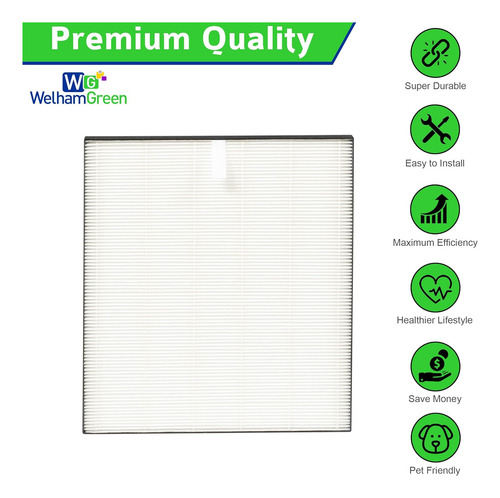 Filtro Hepa Verdadero Compatible Con Purificador De Aire Sha