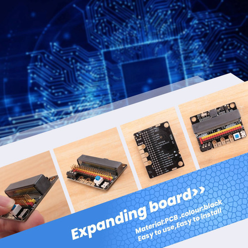 Para Placa De Expansão Microbit Io Bit V2.0 Micro:bit Horizo