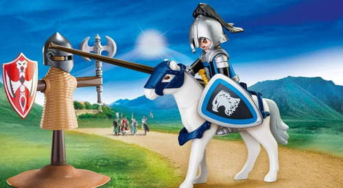 Playmobil Maletin Entrenamiento Caballero 70106 Knights Ink