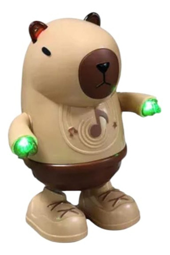 Muñeco De Capibara Bailarín Con Luz Y Sonido Movimiento