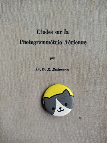 Libro Etudes Sur La Photogrammétrie Aérienne Bachmann 116q4