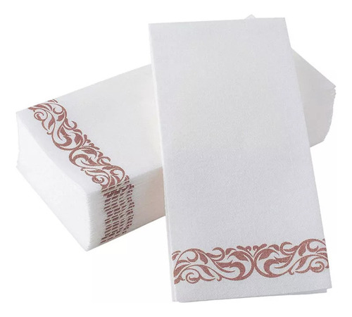 50 Toallas De Mano Desechables Papel De Mesa Vintage Suave