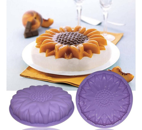 A A Kit 3 Moldes Repostería Silicona Flores Pastel Redondo