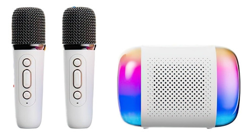 Máquina Karaoke Altavoz Karaoke Y 2 Micrófonos Inalámbricos