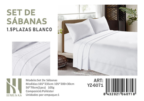 Juego De Sabanas De 200 Hilos Plaza Y Media Color A Elección