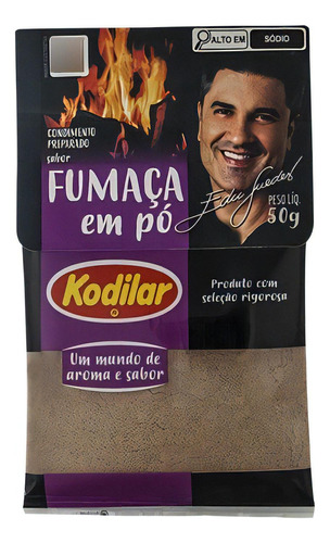 Fumaça Em Pó 50g Tempero Edu Guedes - Kodilar