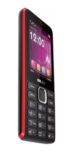 BLU Tank Series Tank II Dual SIM 24 MB Preto/Vermelho 32 MB RAM
