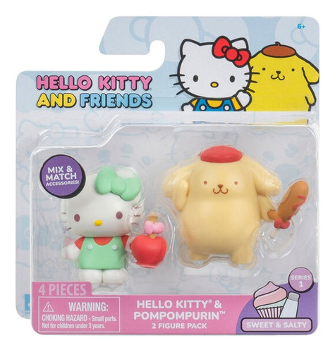 Ser Figura Hello Kitty Y Pompompurin Hello Kitty And Friends