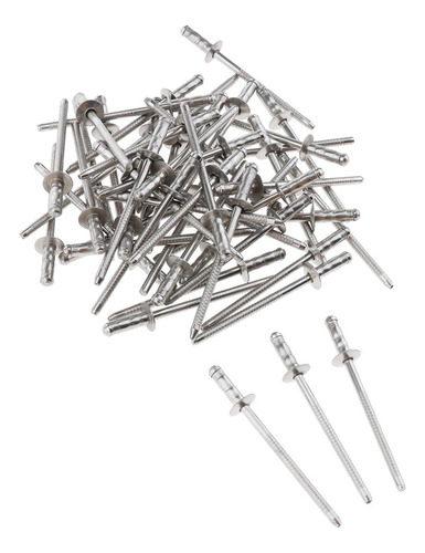 Remache De Cabeza Abovedada 50pcs 3mm Dia