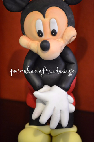 Mickey Porcelana Fria Adorno De Torta