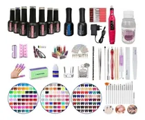 Comprar Kit Inicial X60u Insumos Esmaltes Semipermanentes Completo !